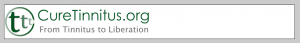 CureTinnitus.org Header With Larger Tagline