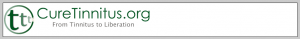 CureTinnitus.org Header With Smaller Tagline
